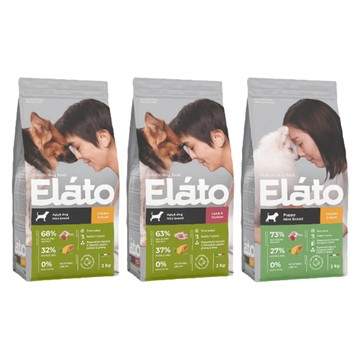 Elato -天然無穀寵糧系列 犬糧(小顆粒) -2kg(狗主食/狗乾糧/狗飼料)