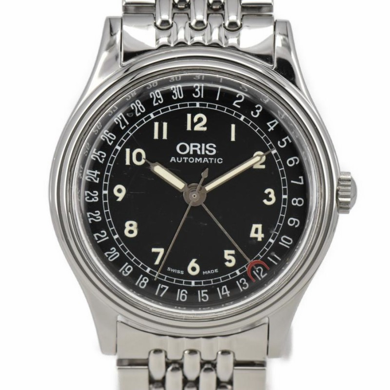 ☆良品【ORIS】オリス ポインターデイト 7403-40B ミラーダイヤル 自動