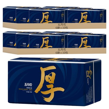 五月花 厚棒抽取式衛生紙 90張  10包  12袋