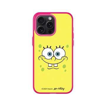 iPhone 15 Pro Max Clear 粉漾桃 - 海綿寶寶 SpongeBob - 海綿寶寶