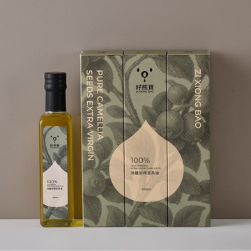 [籽熊寶茶油]籽熊寶冷壓初榨苦茶油 250ml*6入