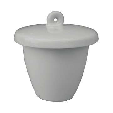 《經濟型》瓷坩堝 附蓋 Ceramic Crucible