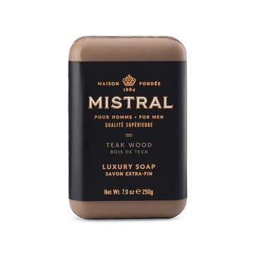【紳士用品專賣】美國 Mistral - 柚木麝香 紳士香氛皂（Teak Wood）