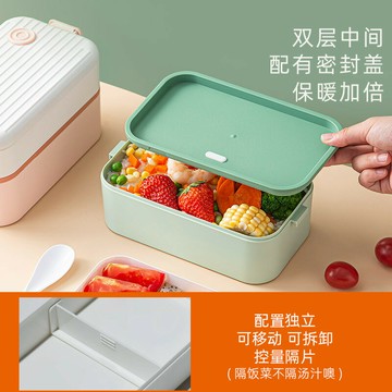 楓林宜居 學生飯盒批發便當盒微波爐食品級多層上班族午餐盒塑料食品級日式