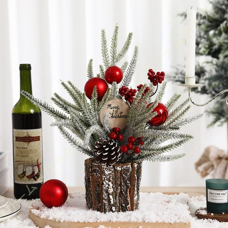 クリスマスツリー ツリー オーナメントセット おしゃれ 卓上 40cm 小型 小さめ 小さい コンパクト ドイツトウヒツリー風 飾り付け自由 スリム Christmas Tree 通販 Lineポイント最大get Lineショッピング