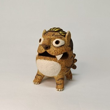 上古四祥獸-陸吾/陶藝品/原創