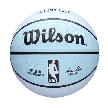 Wilson NBA 城市系列 24' 橡膠 7號籃球 灰狼隊