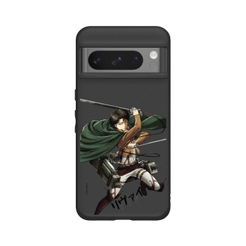 Pixel 8 Pro SolidSuit 黑 - 進擊的巨人 Attack On Titan - S2&S3 - 里維兵長