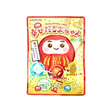 扇雀飴幸福不倒翁三種口味汽水糖50g