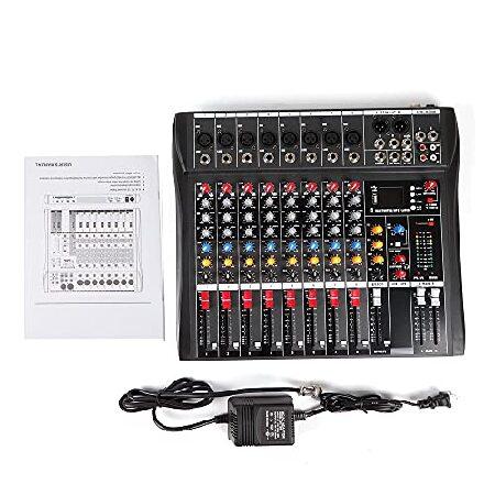 Channel Professional USB Bluetooth Audio Sound Mixer Board, Live Studio Mixing Console Mixer power Sound mixing Console for Audio Live DJ 並行輸入品