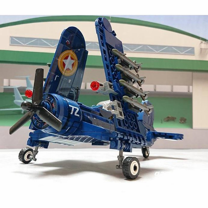 レゴ LEGO ブロック 互換 飛行機 戦闘機 アメリカ チャンス・ヴォード