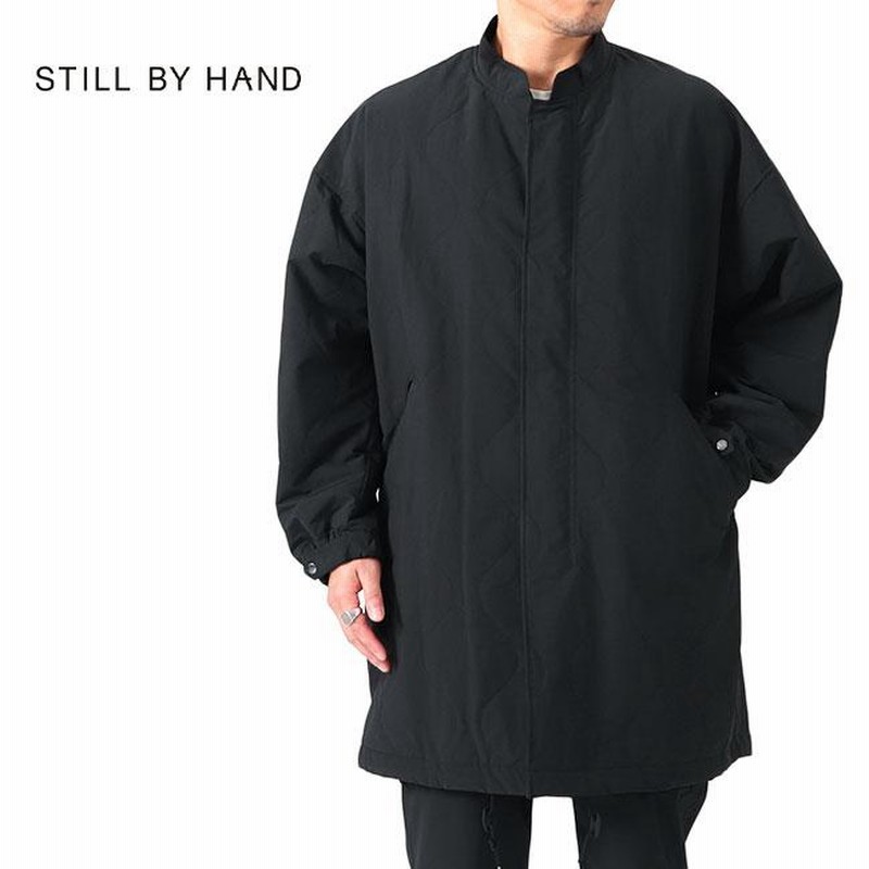 STILLBYHAND スティルバイハンド　ノーカラー中綿ジャケット STILLBYHAND スティルバイハンドノーカラー中綿ジャケット