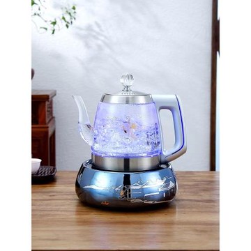 快速燒水壺品陶堂自動上水爐玻璃煮茶壺泡茶養生壺大容量智能茶臺
