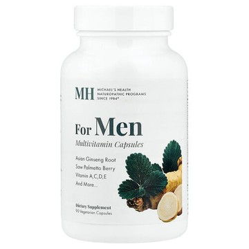 Michael's Health, 供男性使用，多維生素膠囊，90 粒素食膠囊