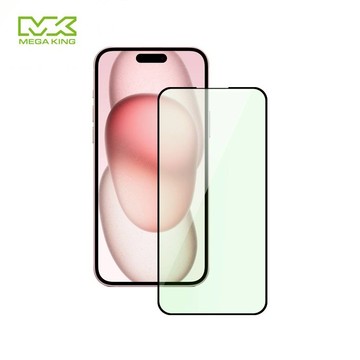 MEGA KING 萊因認證抗藍光滿版玻璃貼 iPhone15 Plus 6.7吋