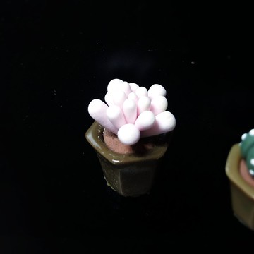 Q版多肉植物花盆磁石