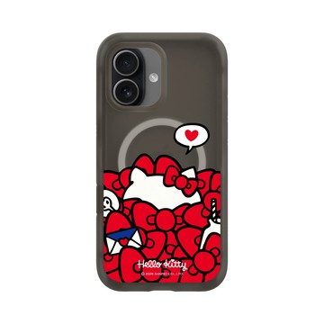 iPhone 17 AirX 本質黑 - 三麗鷗-Hello Kitty - 遮臉系列-躲貓貓