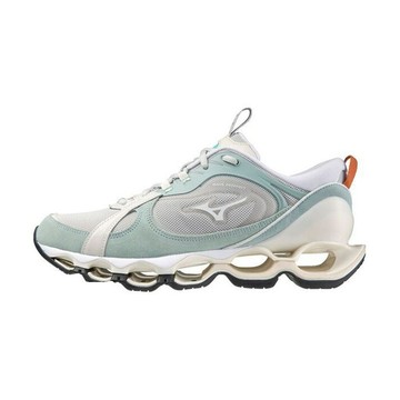 Mizuno Wave Prophecy β2 男女 慢跑鞋 運動 休閒 復古 日常 灰白綠 [D1GA235002]