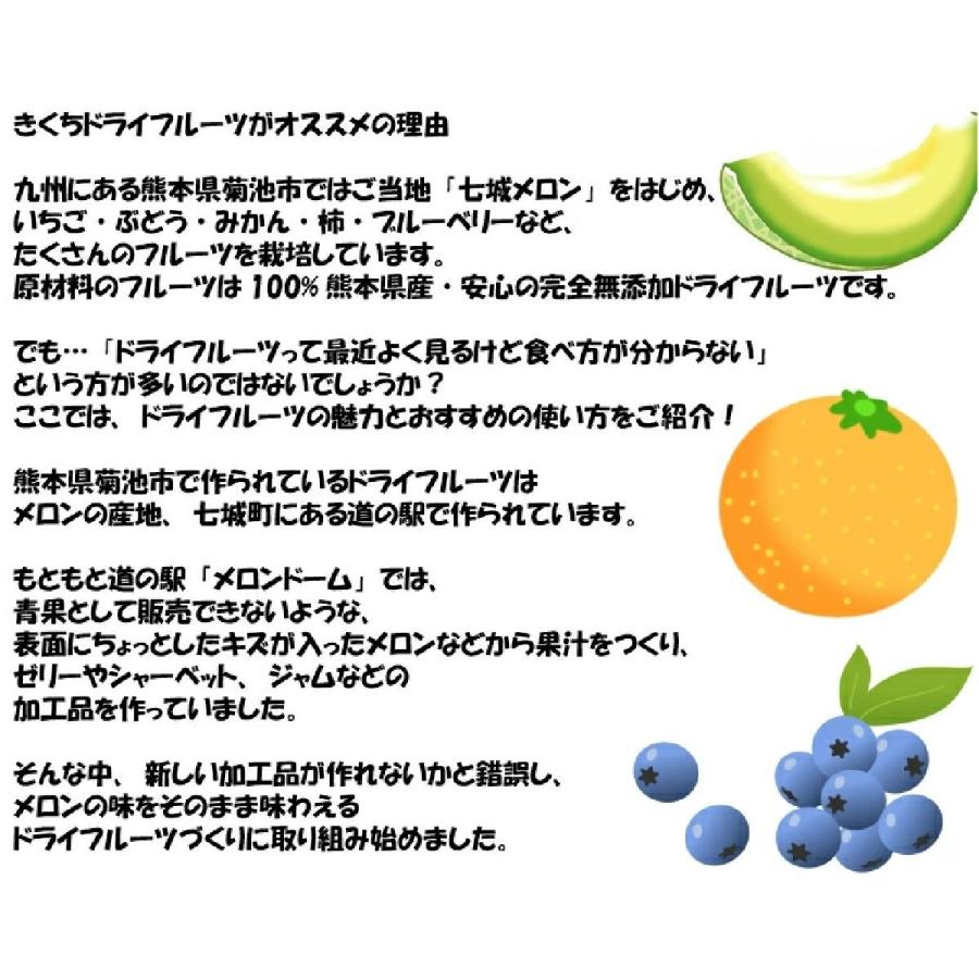 無添加ドライフルーツ　熊本県産果物 砂糖不使用　選べる８種類 単品販売ミックス メロン イチゴ 12月〜9月ぶどう 梨 11月〜2月柿 11月〜2月みかん 11月〜2月