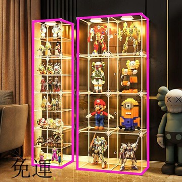 ??快速出貨?? 附發票 工廠現貨 免運 含發票 手辦樂高展示櫃 擺件 模型收納盒大容量透明櫃子 模型櫃玩具展示架