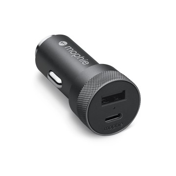 mophie 雙 (USB-C/USB-A) 32W PD 車用充電器