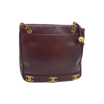 【二手精品 9.5成新 有使用感】香奈兒6個雙C金球側背包 編號L199