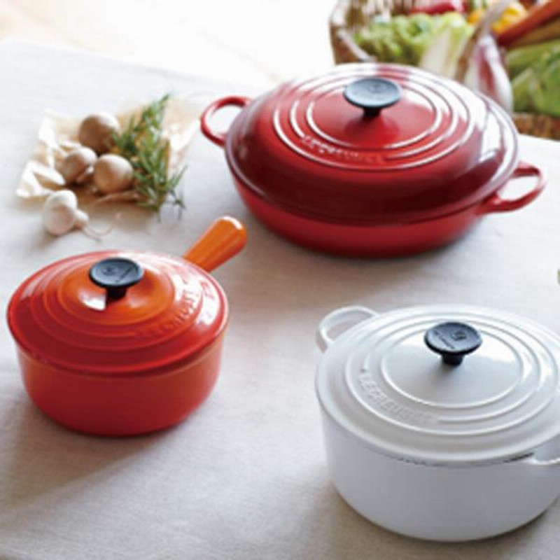 ル・クルーゼ(Le Creuset) 鋳物 ホーロー 鍋 18 cm - 調理器具