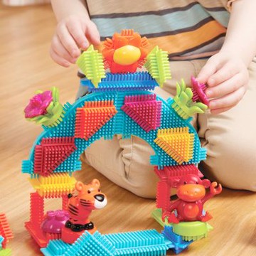 Battat 鬃毛積木_叢林冒險系列(54pcs)