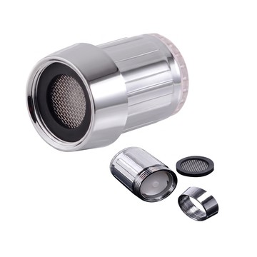 轉接頭節水器 新款七彩LED水龍頭