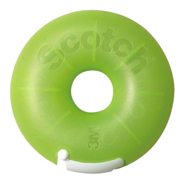 Scotch 甜甜圈造型隱形膠帶台  蜜瓜  1個