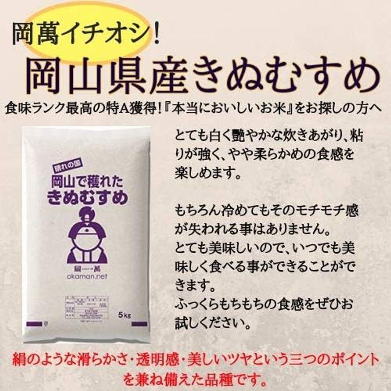 4年産 お米 20kg きぬむすめ 岡山県産 (5kg×4袋) 米