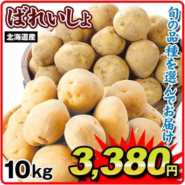 じゃがいも 10kg 北海道産 ばれいしょ 品種おまかせ 送料無料 食品