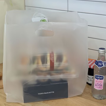 Vinylmall HD塑膠購物袋 大(30 x 40cm)  透明色  100個