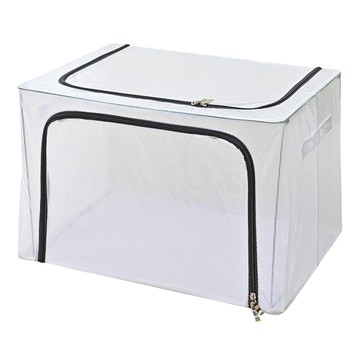 UdiLife 優的生活大師 儲藏氏 雙開收納箱  中  透明色  1個