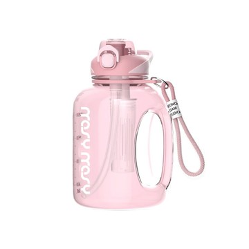 《限時76折》mosy mosy | 大容量Tritan運動水壺 1800ml/2600ml 獨立茶倉設計 通過SGS認證 三色任選 《加贈杯瓶清潔刷》