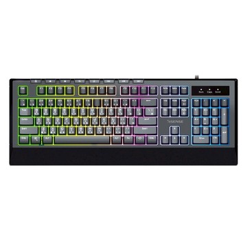 ESENSE 逸盛 混彩發光電競鍵盤  黑色  13-EGK3660