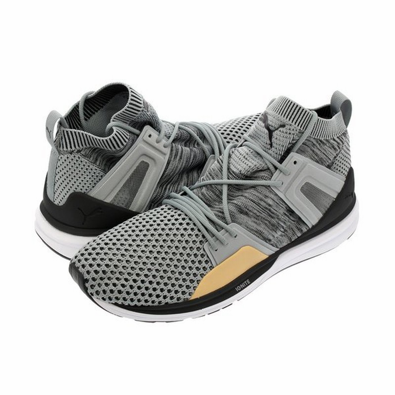 Puma Bog Ignite Limitless Hi Evo Knit プーマ Bog イグナイト リミットレス ハイ エヴォニット Qualy Black 通販 Lineポイント最大0 5 Get Lineショッピング