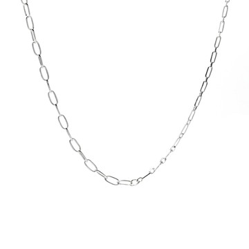 [純銀] 簡約質感鎖骨鍊 / Simple Texture Necklace