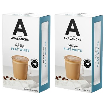 AVALANCHE 馥列白即溶咖啡  14g  8包  2盒