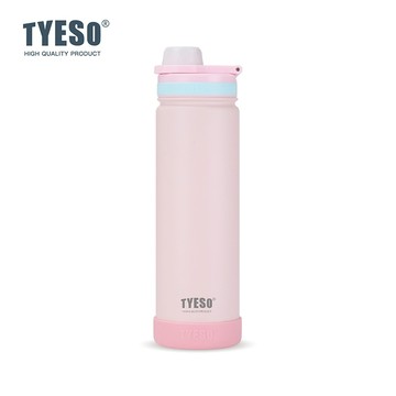 TYESO®原裝真空保溫杯不銹鋼兒童保溫瓶兒童運動水壺帶矽膠墊 TS-01-01055/01056/01057