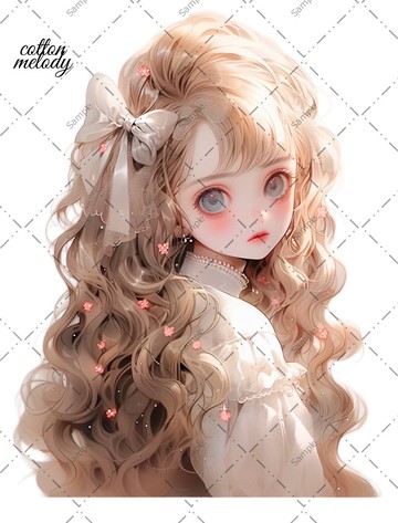 原廠貼紙No.289 人物貼紙 原創貼紙 人物貼紙 少女貼紙 原創人物貼紙