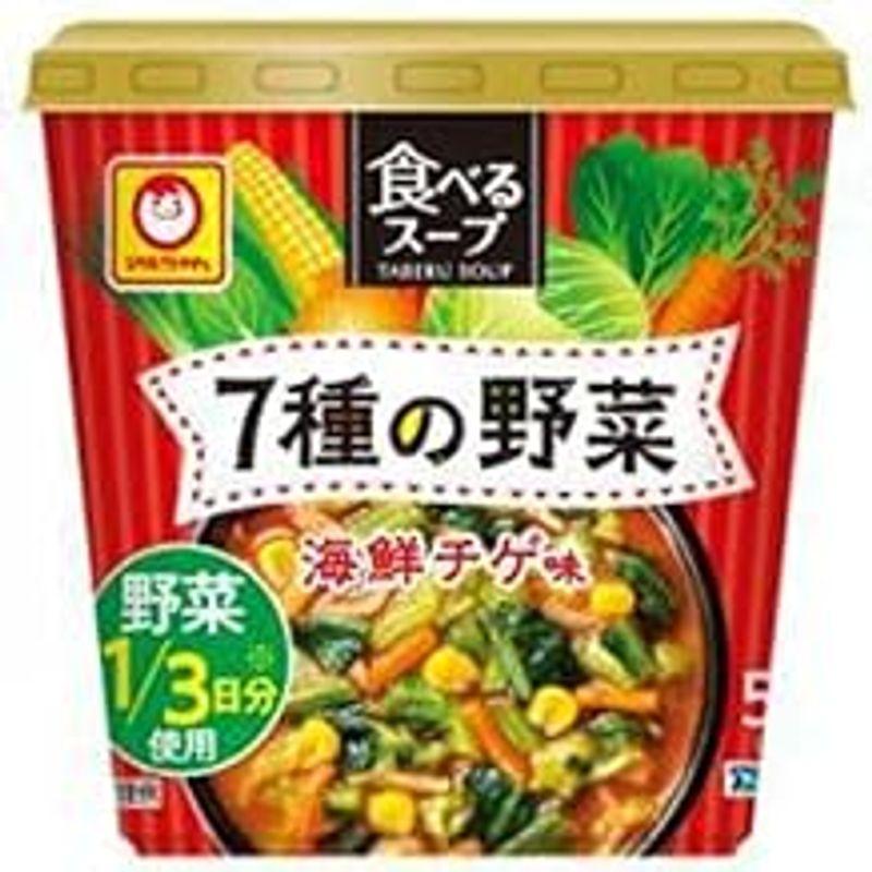 東洋水産 マルちゃん 7種の野菜 スープ 海鮮チゲ味 6入