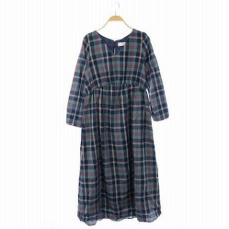 Slobe Iena スローブイエナ イエナ スローブ Iena Slobe チェックロングワンピース Vネック 長袖 ミモレ丈 緑 紺 ピンク グリーン ネイ 通販 Lineポイント最大1 0 Get Lineショッピング