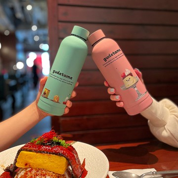 冷熱保溫瓶 隨行杯-蛋黃哥-全蛋盛 (500ml) 情人節禮物