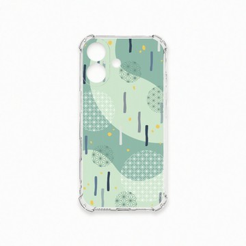 iPhone 16  殼 TRON IPhone 16 日系和風圓點落雨系列 四角防摔殼 手機殼