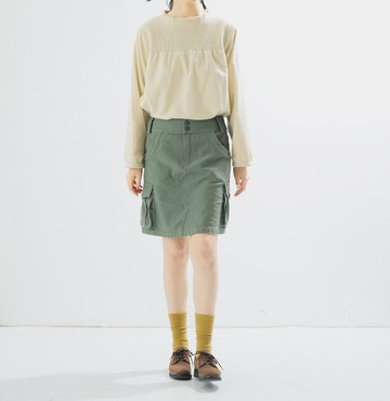 文藝復古感棉質小衫 / 法式縮褶花邊領設計 / 磨毛寬鬆上衣