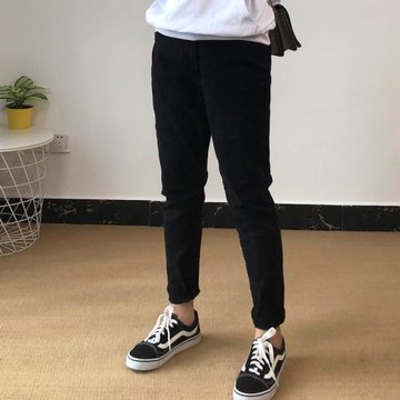 2022新款大碼牛仔褲女胖妹妹哈倫褲胖mm200斤大腿粗寬松高腰褲子