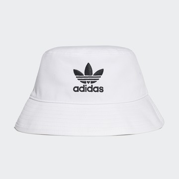 ADIDAS 帽子 白色 三葉草 電繡 漁夫帽 FQ4641