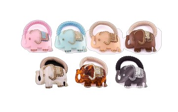 【台中店-PHILIP B】招財象收縮髮圈