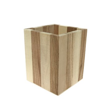 南冠 松木筆筒 方 P37021